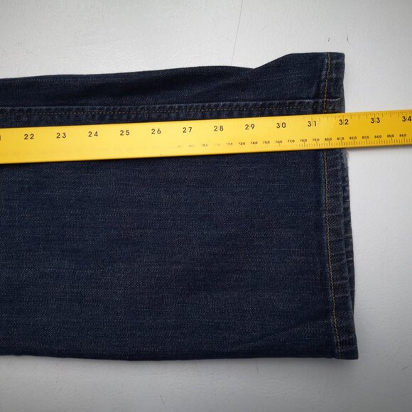 Banana Republic Factory Ladies Medium Wash Flare Leg Blue Jeans - Picture 12 of 13